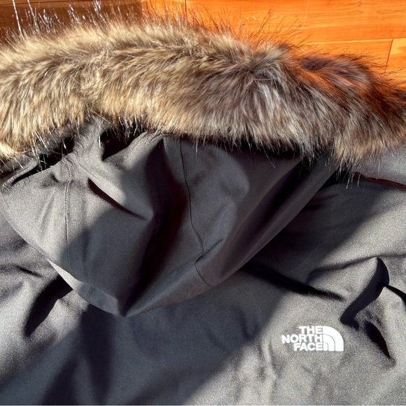 THE NORTH FACE 💅❄️ Arctic Women's Black 600 Down Parka Coat Plus Size 2X 3X - Picture 11 of 16